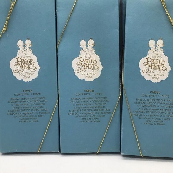 Set of 7 Beatitudes Precious Moments Ceramic Ornaments - Picture 3 of 8